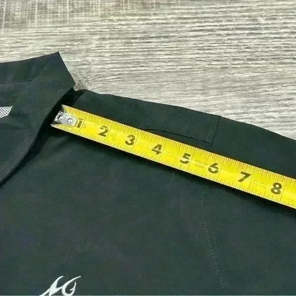 Mojo Fishing Shirt Men Size XXL Black Long Sleeve Buttoned Vented Rip-Stop - EUC - Picture 11 of 13